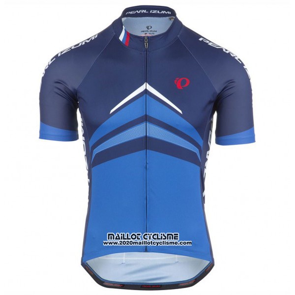 2017 Maillot Ciclismo Pearl Izumi Bleu Manches Courtes et Cuissard